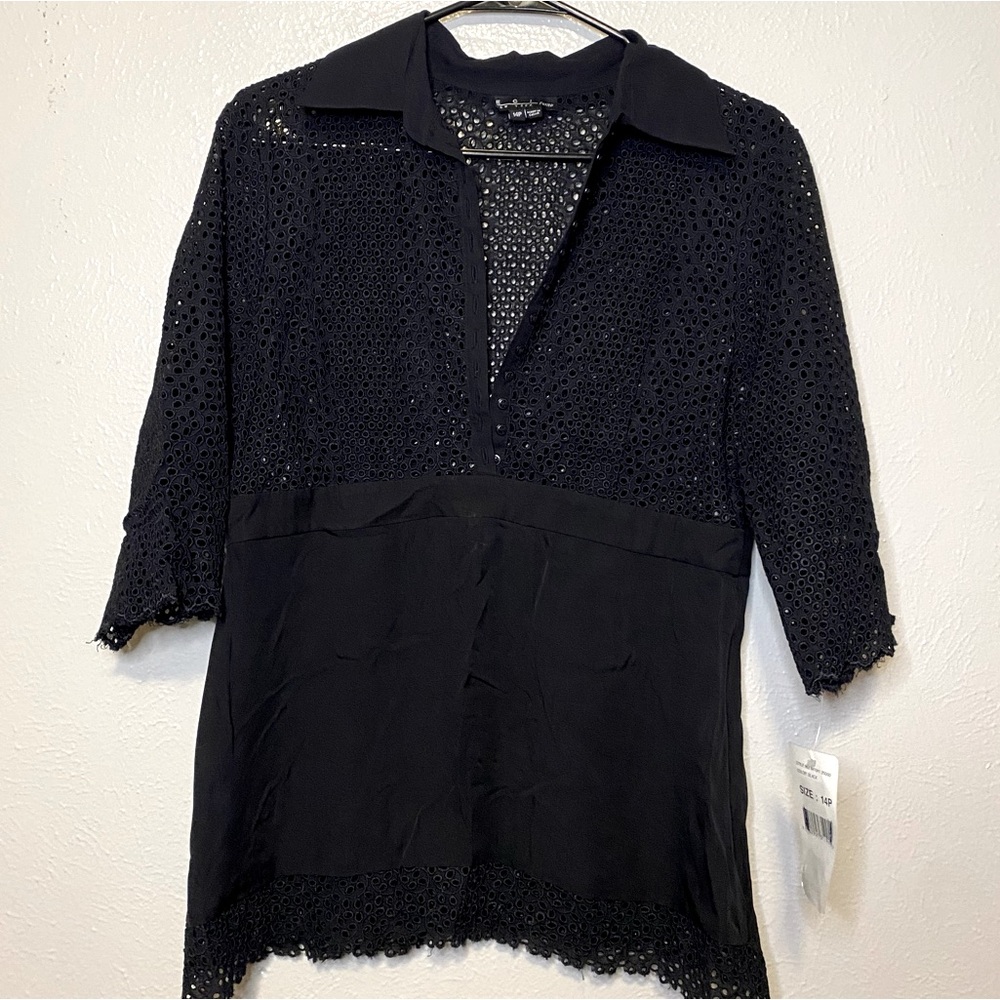 ECI New York Petite Blouse 14P
